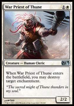 War Priest of Thune⁣ - Magic 2013⁣ (Uncommon)⁣ [39]