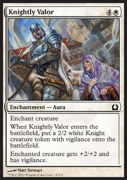 Knightly Valor⁣ - Return to Ravnica⁣ (Common)⁣ [13]