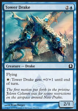 Tower Drake⁣ - Return to Ravnica⁣ (Common)⁣ [55]