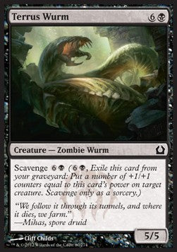Terrus Wurm⁣ - Return to Ravnica⁣ (Common)⁣ [80]