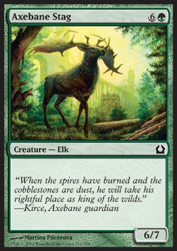 Axebane Stag⁣ - Return to Ravnica⁣ (Common)⁣ [116]
