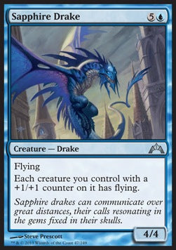 Sapphire Drake⁣ - Gatecrash⁣ (Uncommon)⁣ [47]