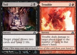 Toil // Trouble⁣ - Dragon's Maze⁣ (Uncommon)⁣ [133]
