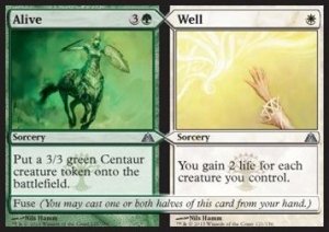 Alive // Well⁣ - Dragon's Maze⁣ (Uncommon)⁣ [121]