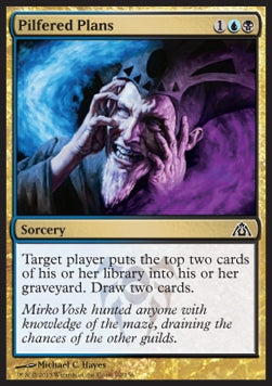 Pilfered Plans - Dragon's Maze (Common) [DGM-90]