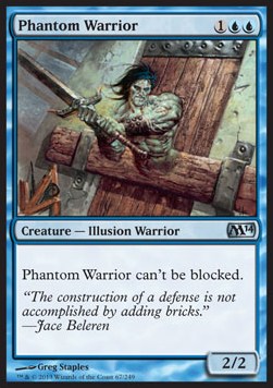Phantom Warrior⁣ - Magic 2014⁣ (Uncommon)⁣ [67]