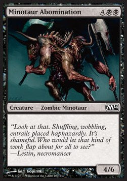 Minotaur Abomination⁣ - Magic 2014⁣ (Common)⁣ [107]