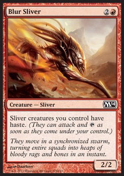 Blur Sliver⁣ - Magic 2014⁣ (Common)⁣ [129]