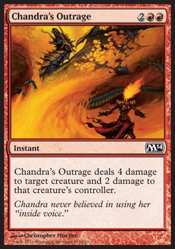 Chandra's Outrage⁣ - Magic 2014⁣ (Common)⁣ [133]