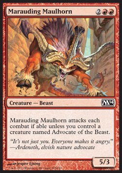Marauding Maulhorn⁣ - Magic 2014⁣ (Common)⁣ [145]