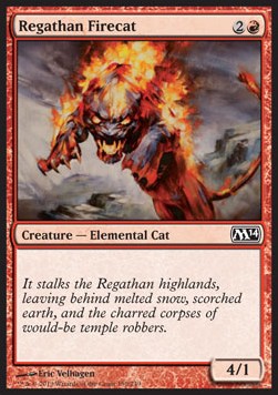 Regathan Firecat⁣ - Magic 2014⁣ (Common)⁣ [150]