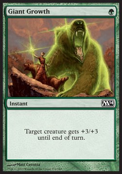 Giant Growth⁣ - Magic 2014⁣ (Common)⁣ [174]