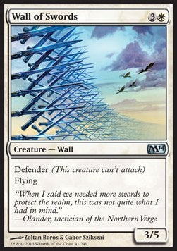Wall of Swords⁣ - Magic 2014⁣ (Uncommon)⁣ [41]