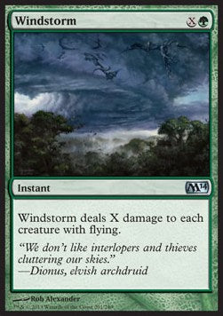 Windstorm⁣ - Magic 2014⁣ (Uncommon)⁣ [201]