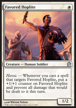 Favored Hoplite - Theros (Uncommon) [THS-13]