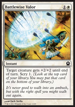 Battlewise Valor⁣ - Theros⁣ (Common)⁣ [1]