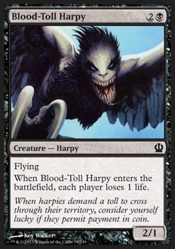 Blood-Toll Harpy⁣ - Theros⁣ (Common)⁣ [79]