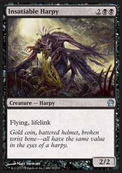 Insatiable Harpy⁣ - Theros⁣ (Uncommon)⁣ [92]