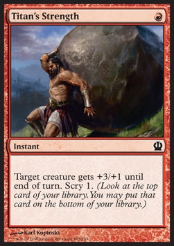 Titan's Strength⁣ - Theros⁣ (Common)⁣ [145]