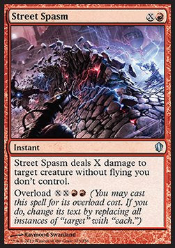 Street Spasm⁣ - Commander 2013⁣ (Uncommon)⁣ [123]