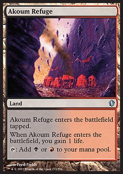 Akoum Refuge⁣ - Commander 2013⁣ (Uncommon)⁣ [272]