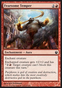 Fearsome Temper⁣ - Born of the Gods⁣ (Common)⁣ [95]