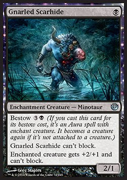 Gnarled Scarhide⁣ - Journey into Nyx⁣ (Uncommon)⁣ [72]