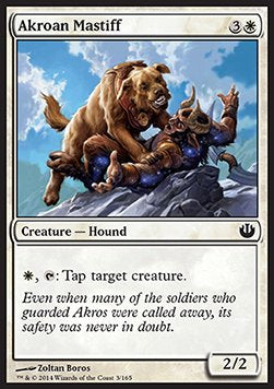 Akroan Mastiff⁣ - Journey into Nyx⁣ (Common)⁣ [3]