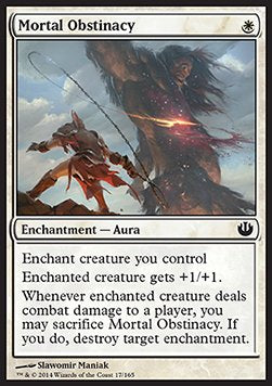 Mortal Obstinacy⁣ - Journey into Nyx⁣ (Common)⁣ [17]