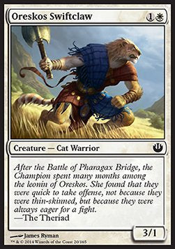 Oreskos Swiftclaw⁣ - Journey into Nyx⁣ (Common)⁣ [20]