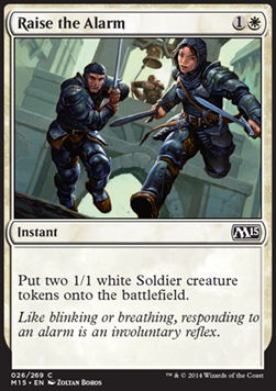 Raise the Alarm - Magic 2015 (Common) [M15-26]