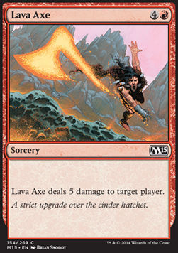Lava Axe⁣ - Magic 2015⁣ (Common)⁣ [154]