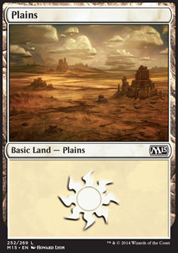 Plains (V.3)⁣ - Magic 2015⁣ (Land)⁣ [252]