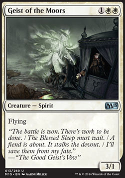 Geist of the Moors - Magic 2015 (Uncommon) [M15-13]