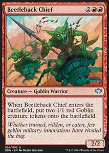 Beetleback Chief - Duel Decks: Speed vs. Cunning (Uncommon) [DDN-14]