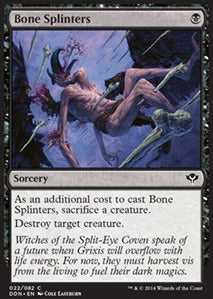Bone Splinters - Duel Decks: Speed vs. Cunning (Common) [DDN-22]