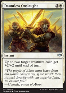 Dauntless Onslaught - Duel Decks: Speed vs. Cunning (Uncommon) [DDN-27]
