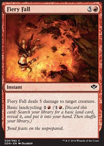 Fiery Fall - Duel Decks: Speed vs. Cunning (Common) [DDN-29]