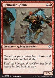 Hellraiser Goblin - Duel Decks: Speed vs. Cunning (Uncommon) [DDN-7]