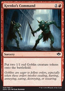 Krenko's Command - Duel Decks: Speed vs. Cunning (Common) [DDN-25]
