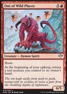 Oni of Wild Places - Duel Decks: Speed vs. Cunning (Uncommon) [DDN-19]
