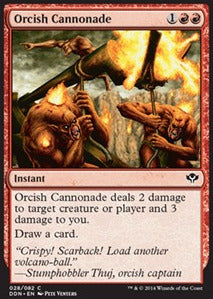 Orcish Cannonade - Duel Decks: Speed vs. Cunning (Common) [DDN-28]