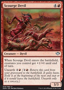 Scourge Devil - Duel Decks: Speed vs. Cunning (Uncommon) [DDN-18]