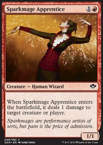 Sparkmage Apprentice - Duel Decks: Speed vs. Cunning (Common) [DDN-48]