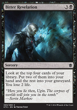 Bitter Revelation⁣ - Khans of Tarkir⁣ (Common)⁣ [65]
