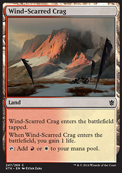 Wind-Scarred Crag - Khans of Tarkir (Common) [KTK-247]