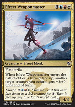 Efreet Weaponmaster⁣ - Khans of Tarkir⁣ (Common)⁣ [175]