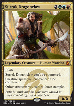 Surrak Dragonclaw⁣ - Khans of Tarkir⁣ (Mythic)⁣ [206]