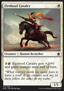 Firehoof Cavalry⁣ - Khans of Tarkir⁣ (Common)⁣ [11]