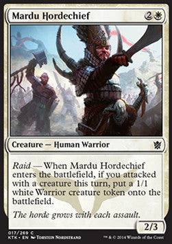 Mardu Hordechief⁣ - Khans of Tarkir⁣ (Common)⁣ [17]
